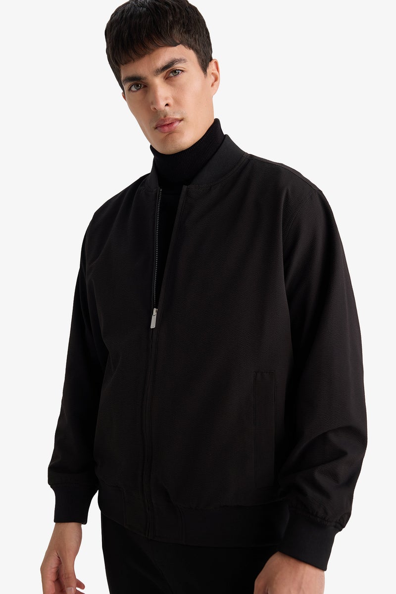 ديفاكتو جاكيت سليم فيت قماش كرنكيل مبطن - Image 3